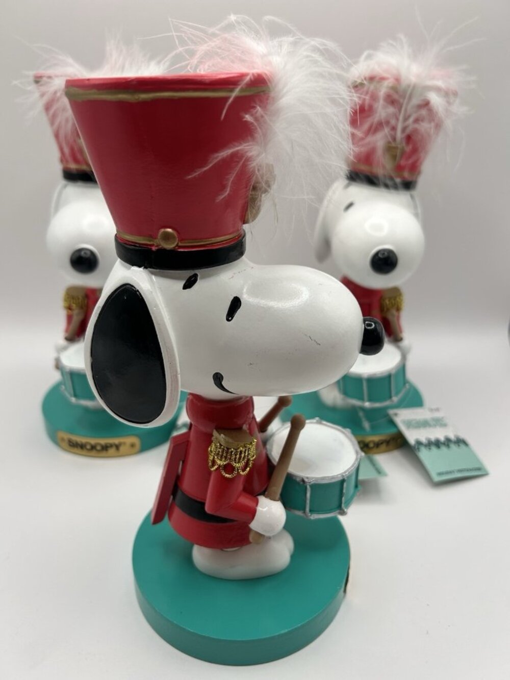 New Peanuts Snoopy Nutcracker Drummer Kurt S Adler 2024 Christmas Lot Of 3 As Is - Picture 6 of 16